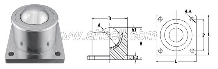SD <a href=https://www.balltransfersystem.com/product.html target='_blank'>ball transfer unit</a> Roller Caster